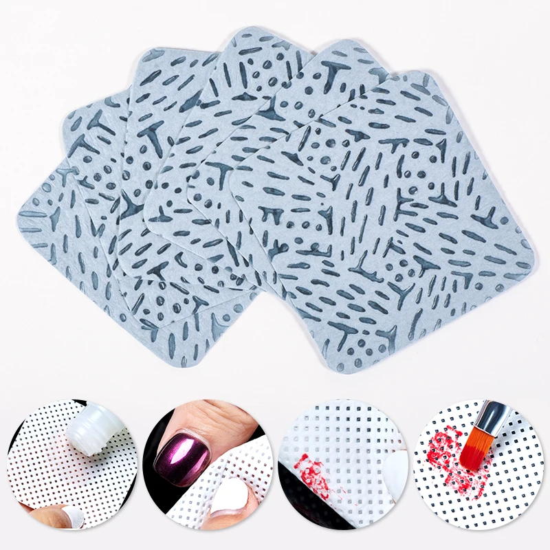 

50/100/540PCS Lint-Free Wipes Napkins Nail Polish Remover Gel Nail Wipes Nail Cotton Pads Manicure Pedicure Nail Art Gel Tools