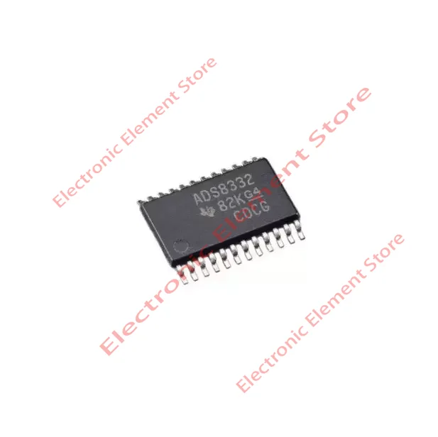 2PCS ADS8332IBPWR Analog-to-Digital Converter TSSOP24 ADS8332