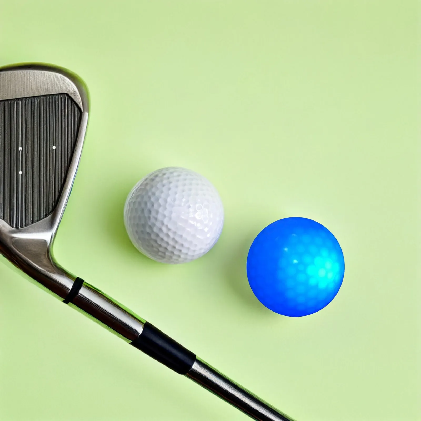 

6 шт. светодиодных мячей, ультраяркие светящиеся мячи для ночных тренировок, для использования на улице и в помещении, из синтетического каучука, 8 минут непрерывного использования.