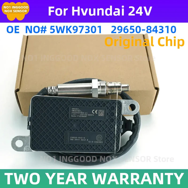 

2965084310 5WK97301 29650-84310 5WK9 7301 Original New Nitrogen Oxide Nox Sensor for Hyundai Truck 24V