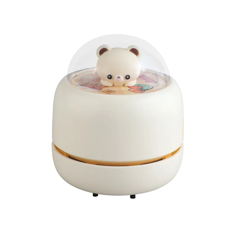 Wireless Desktop Vacuum Cleaner for Kids Students 3 Speed USB Type C Charging Eraser Pencil Dust Cleaner