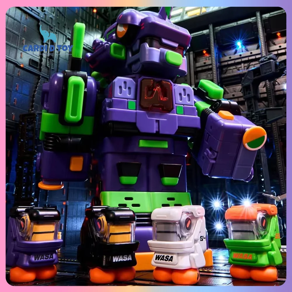 

Новая оригинальная серия Wasa&Eva Combining Robot Blind Box Eva Unit-01 Рисунок Evangeliom Аниме Фигурки Mystery Box Scout Car Toys
