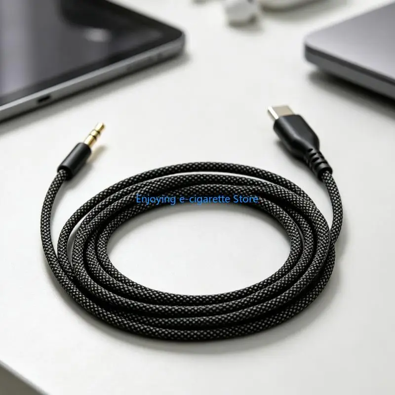 USB-C-Ersatzkabel mit 3,5-mm-Ende für Reisemusik und Anrufe Y4QF – Detail 7