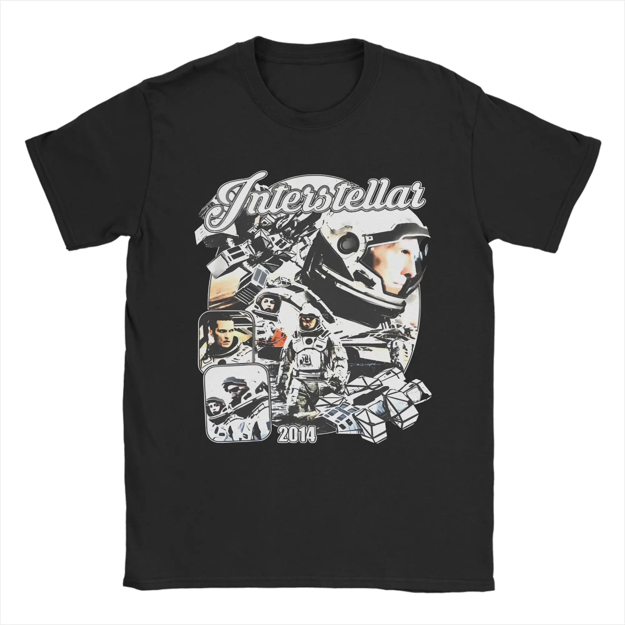 Men Women Graphic Printed  Interstellars  Tee T Shirt Pure Cotton  T-shirts Clothes
