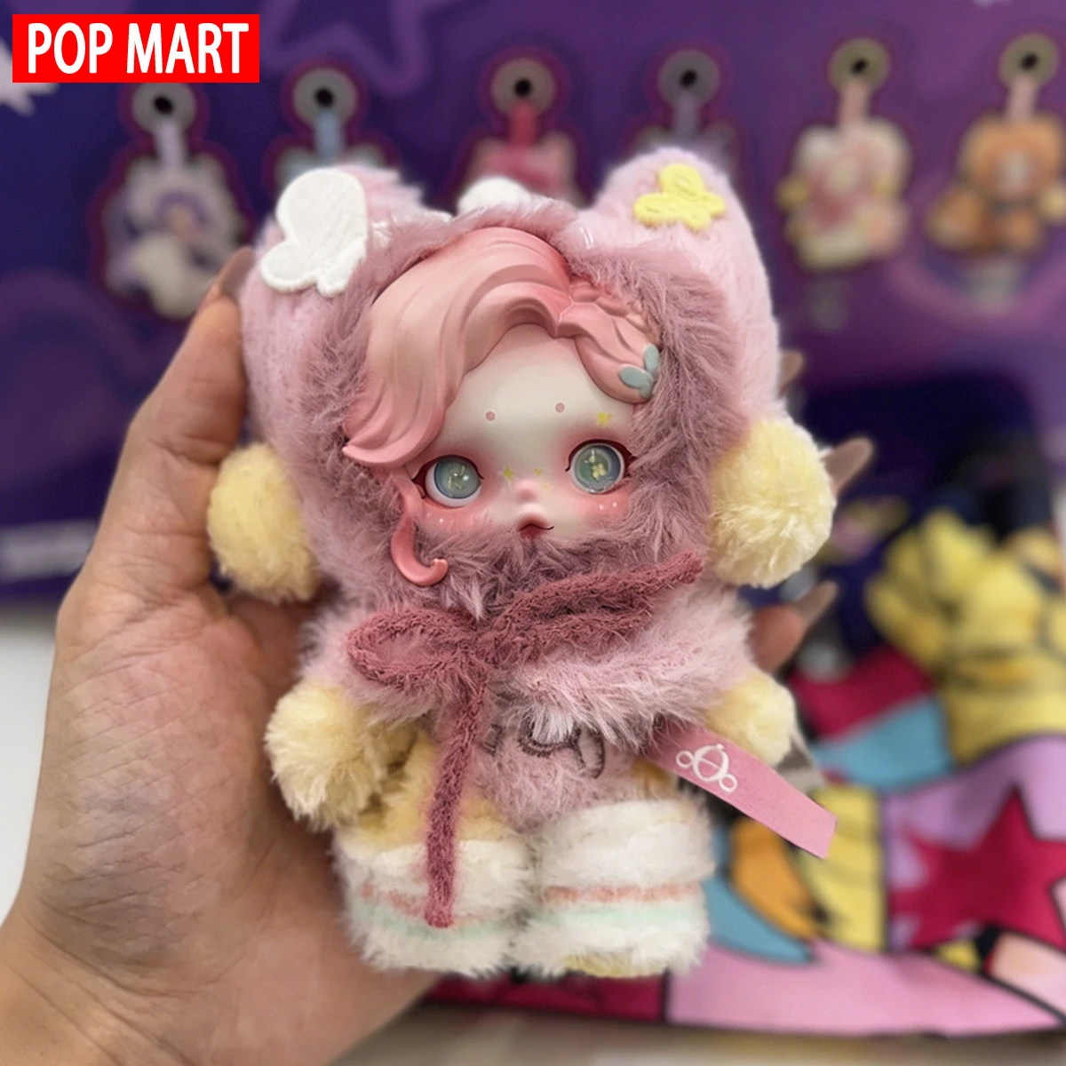 My Little Pony × SKULLPANDA Plush Doll Pendant Blind Box, 1PC/6PCS The best gift for family and friends. - Detail 1