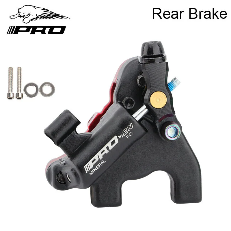 IIIPRO Road Bike Brake Caliper XTR Large Cylinder Oil Hydraulic Disc Brake Cable Pulling Brake Aluminum Alloy Body 2 Pistons