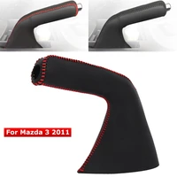 Funda para empuñaduras de freno de mano de coche, funda protectora para empuñaduras de coche Mazda 3 2011, engranajes de coche, funda protectora para freno de mano, decoración de coche