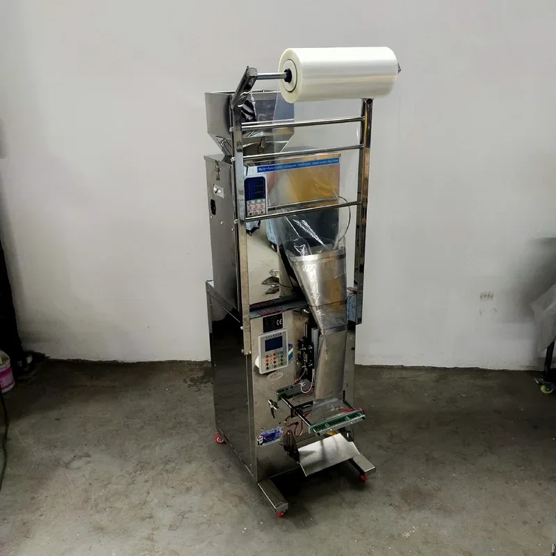 

Intelligent Powder Food Filler Grain Cereals Sachet Bag Racking Weighing Filling Machine