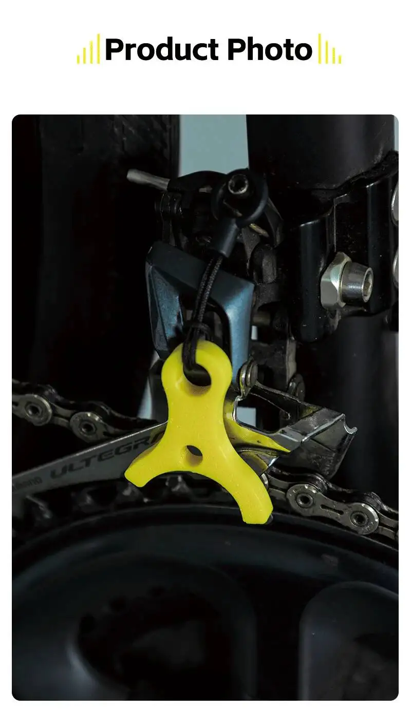 ESLNF Fahrradzubehör Tragbarer Rennrad-Schaltwerkstabilisator MTB-Kettenstabilisator Fahrrad-Reparaturwerkzeug – Detail 6