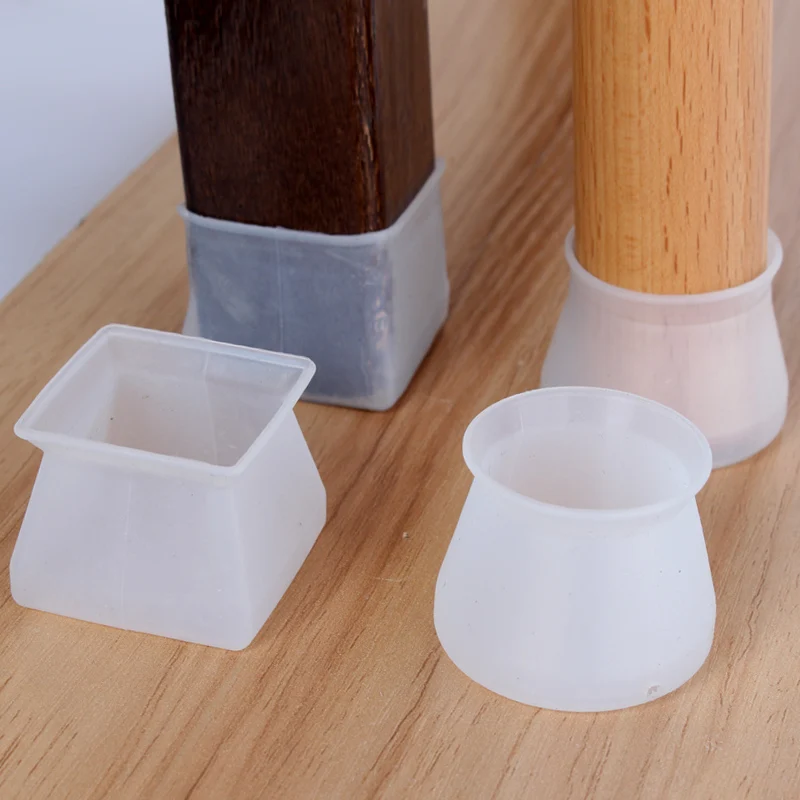 4/8/16pcs Silica Gel Furniture Leg Protection Cover Table Feet Pad Floor Protector for Chair Leg Floor Anti-slip Table Legs