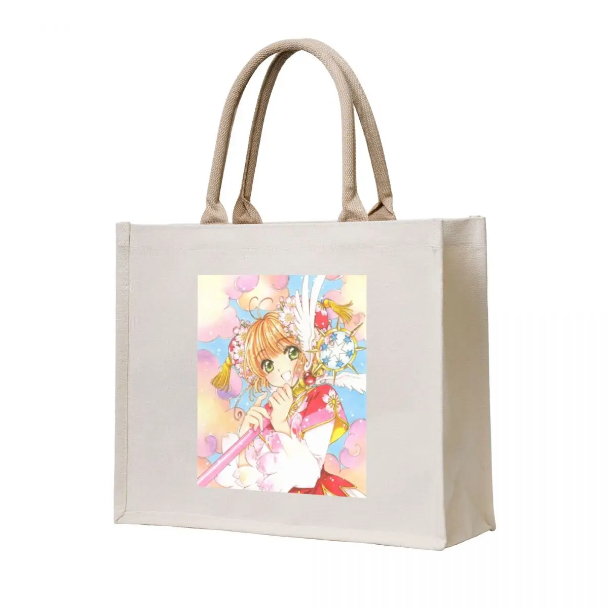 

Cardcaptor Sakura Sakura Tote Bag Shopper handbag Women's shopper bag Women's beach bags custom tote bag