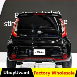 For Kia Soul 2017 2018 2019 High Quality ABS Material Car Rear Wing Primer Color Rear Roof Spoiler