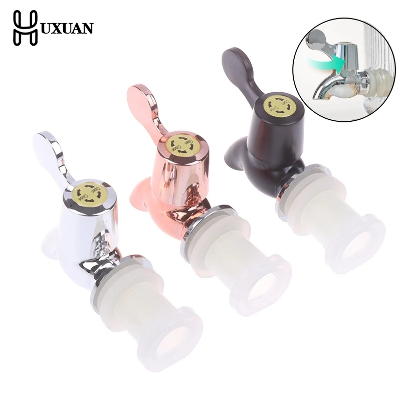 

16mm Wine Valve Water Dispenser Switch Tap Bibcocks plastic Glass Wine Bottle Faucet Jar Barrel Water Tank Faucet