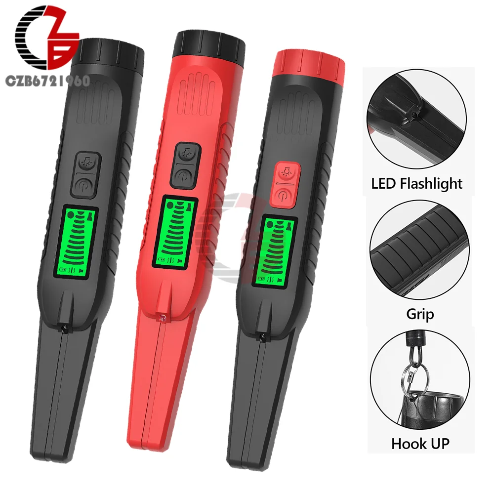 

Handheld Metal Detector LCD Display Screen Treasure Finder 360 Pointer Type High-sensitivity Detection Instrument Outdoor Tool