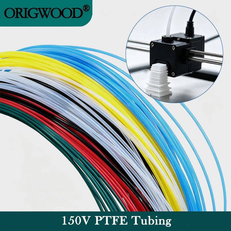 ID 0.3‑8.4mm PTFE F46 Capillary Tube 2.5KV 150V High Temperature Corrosion Resistant Rigid Insulated Transmission Protector Hose