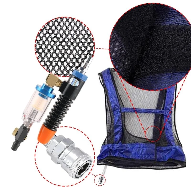 652F klimatyzator klimatyzacyjny kamizelka chłodząca dla spawacza pracownika budowlanego