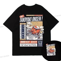 Vintage Japan Kanji Cartoon Fun Graphic T Shirts Kawaii Clothes Streetwear Oversized Khaki Tops 2025 Summer Large Harajuku Tops