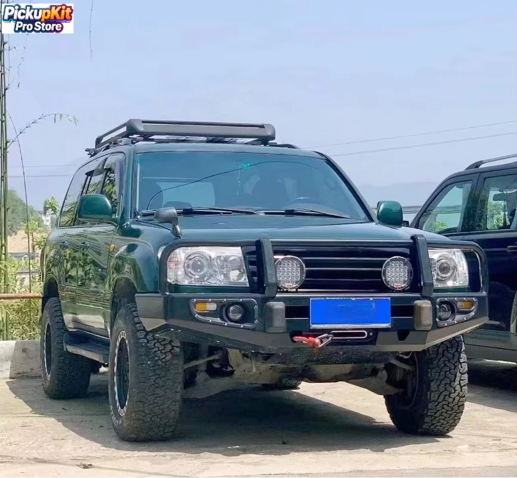 

Land Cruiser LC100 4700 Bull Bar | Heavy-Duty Steel Anti-Corrosion Guard