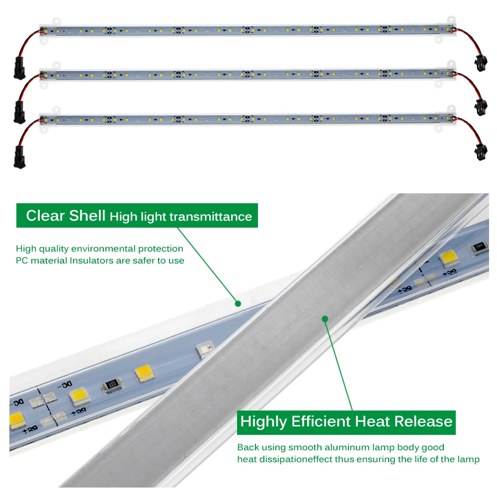 Rosną drążek LED 24V 7W świetlówka LED dla rośliny doniczkowe Phytolamp dla szklarnia hydroponika System uprawy 3000k 5000k 660nm