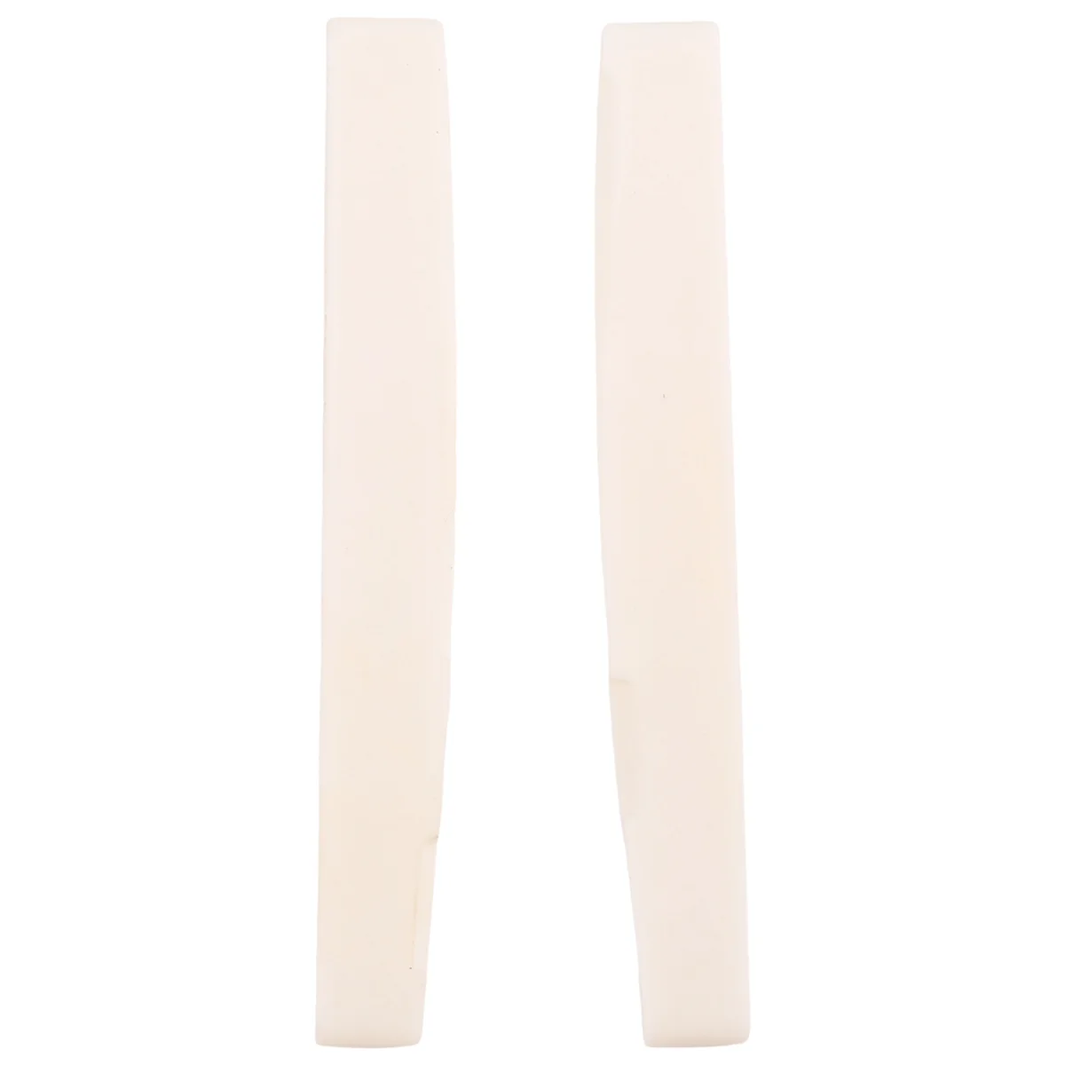 6 String Acoustic Bone Bridge Guitar Slotted Saddle Guitar Parts(Pack of 2)