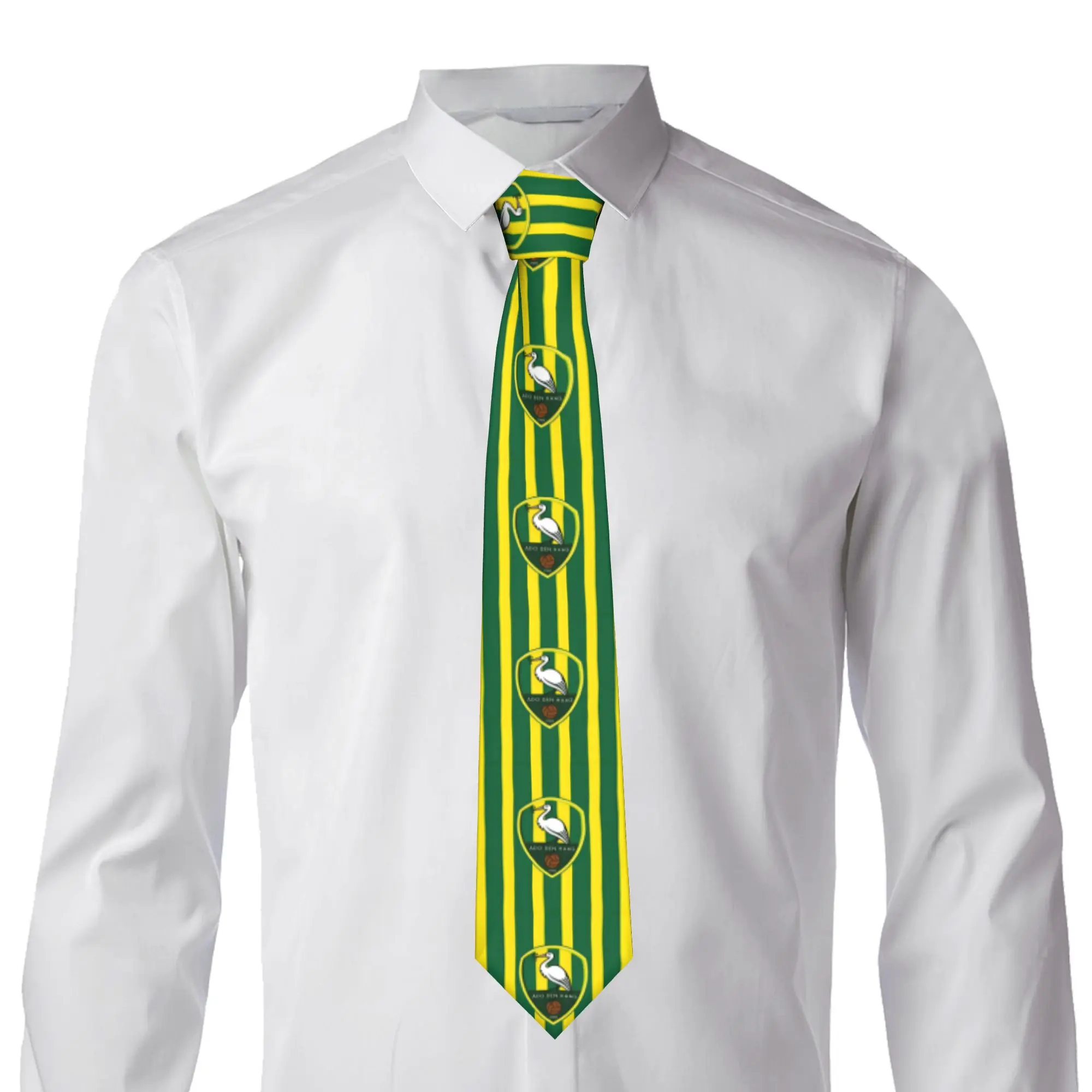Feyenoor D-Ds Classic Soccer Fc ADO Den Haag Football Club  Neck Ties Mens Silk  Necktie for Office Gravatas