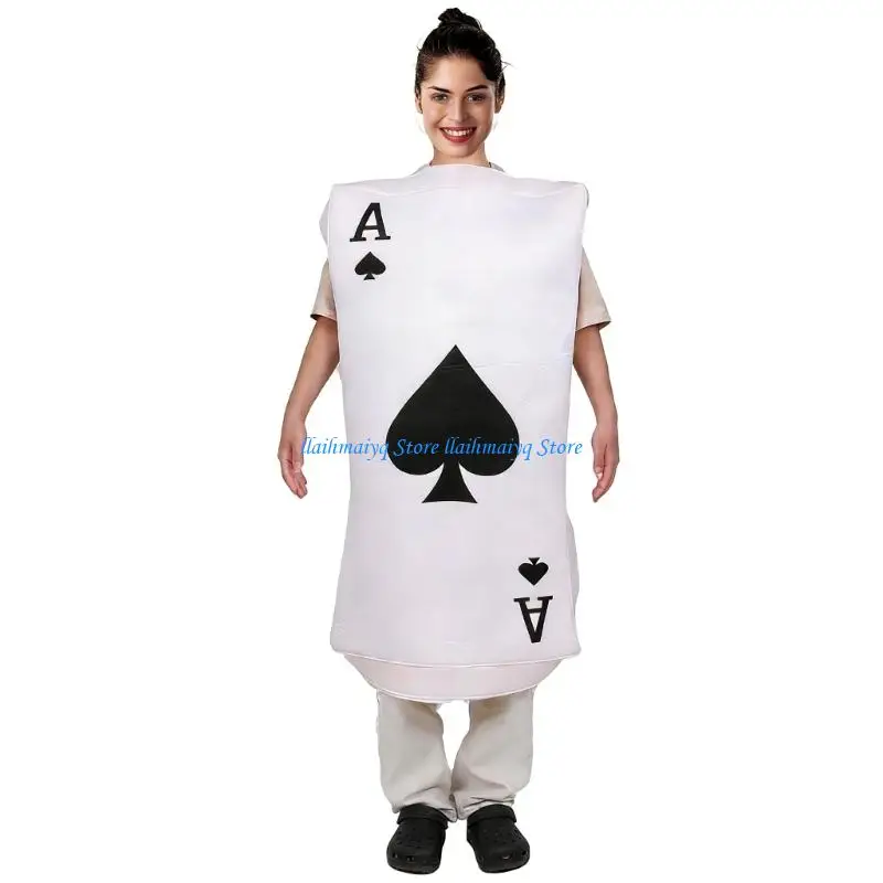 

573B Spades Outfit Aces of Spades Costume Halloween Cosplay Costume for Adult