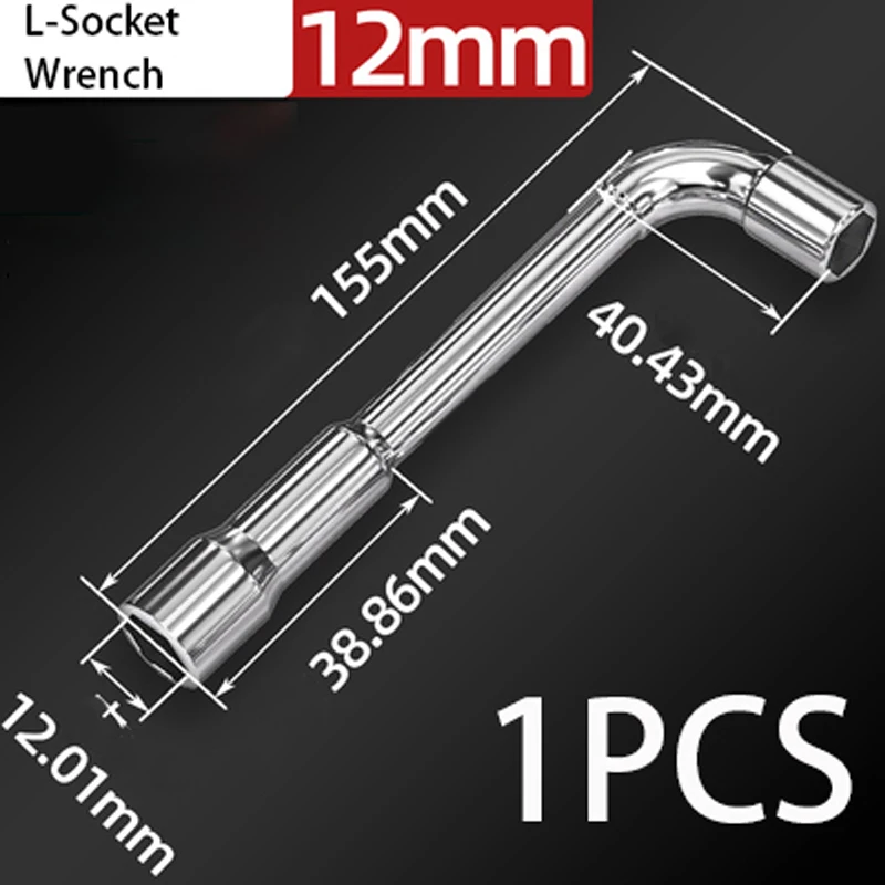 L-shaped  double-ended nástrčkový hasák pípat loketní punch-through hasák auto spravit nářadí ruka nástroje bicykl šestihranná kroutící moment hasák