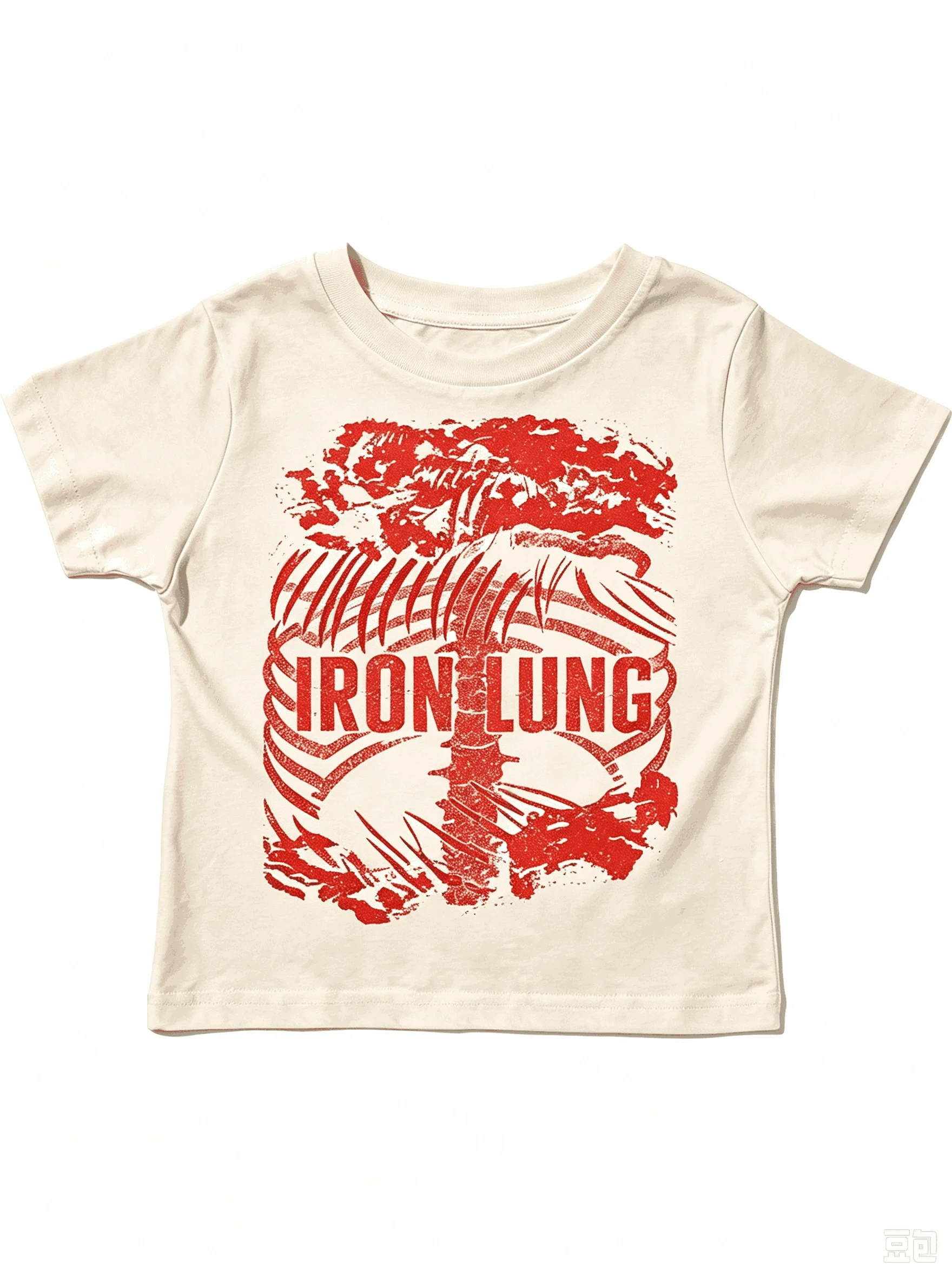Iron Lung Printed Cotton Neutral O-Neck Short Sleeve Streetwear Trendy Cotton Oversized Unisex Vintage Loose Breathable soft tee