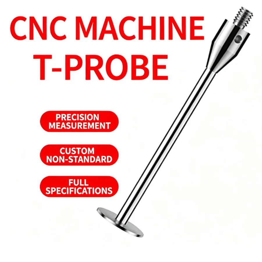 T-Tylus, M3/M4/M5 thread probes for CNC machine tools, flat head probes for CMM (Coordinate Measuring Machine)