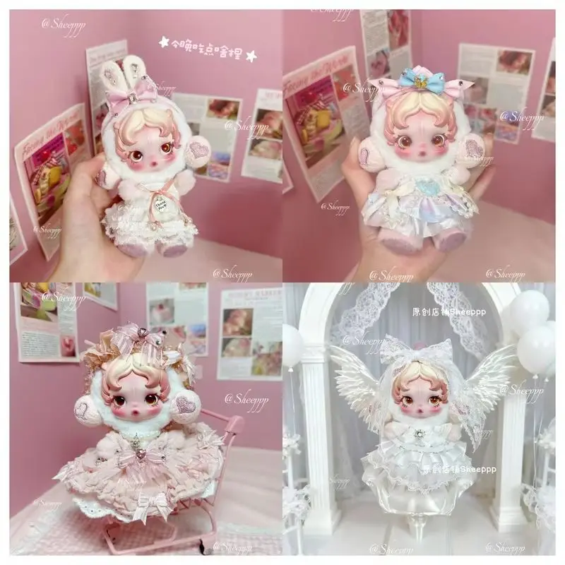 متوفر في المخزون الملحقات الأصلية لـ Skullpanda Nais Rabbit Mi Pull Hug Ghost ملابس أطفال بدون نوم ملابس أطفال لطيفة #3