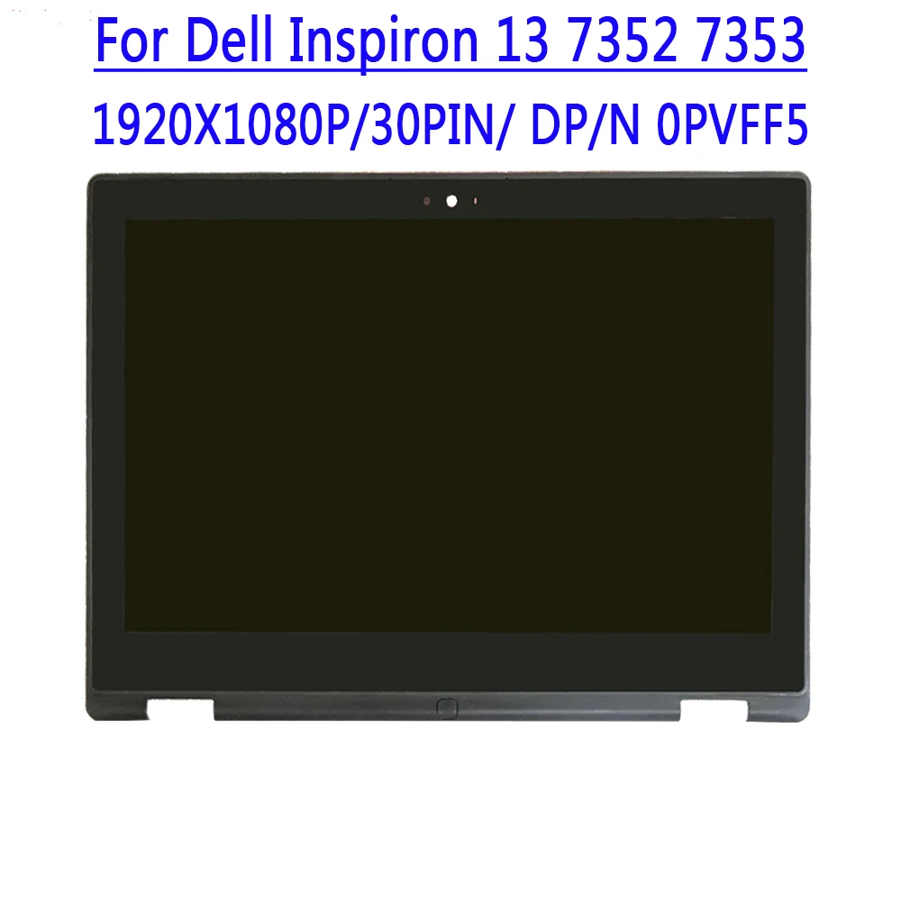 DP/N 0YD4WJ YD4WJ 13.3 inch FHD IPS 1366*768 & 1920*1080 LCD Touch Assembly For Dell Inspiron 13 7000 7352 7353 Laptop Assembly