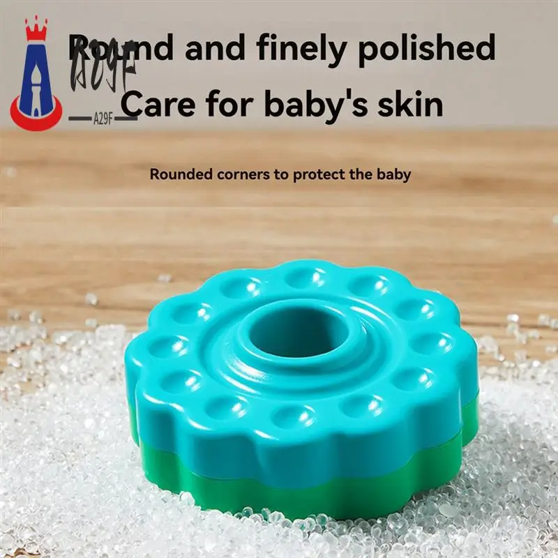 

A29F-Rainbow Circle Stacker Montessoritoy Is Suitable For Children Aged 1-3, And Is An Ideal Birthday Present.