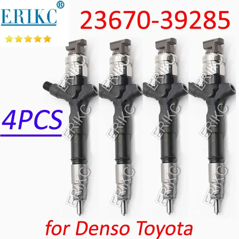 4pcs 23670-39285 Diesel Fuel Injector Nozzle Set 2367039285 Auto Engine Parts Injection 23670 39285 For DENSO Toyota Hiace