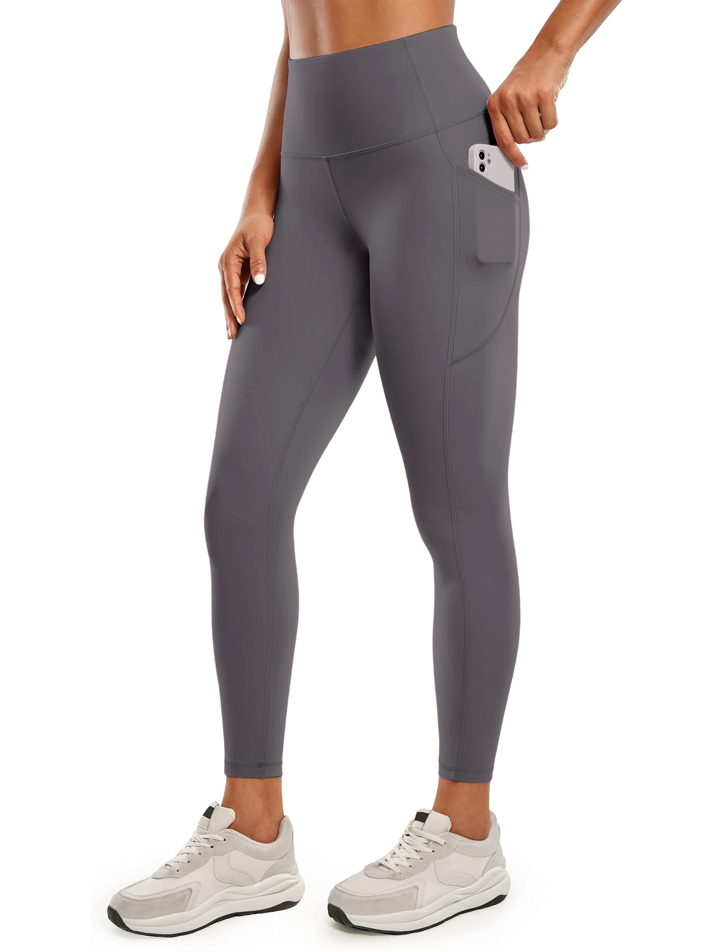 Pantalon élastique taille haute pour femme, pantalon de course respirant, pantalon de sport à fond 9 points, séchage rapide