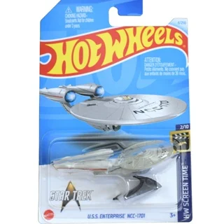 2024-4  Hot Wheels Cars U.S.S. ENTERPRISE NCC-1701  1/64 Metal Diecast Model Collection Toy Vehicles