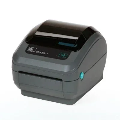 

Used 80% new Zebra GK420D desktop thermal barcode printer