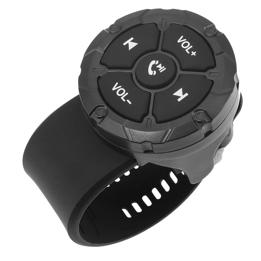 

Wireless Remote Button Helmet Earphone Motorcycle/Bike Handlebar Media Controller Steering Wheel Remote Control Button