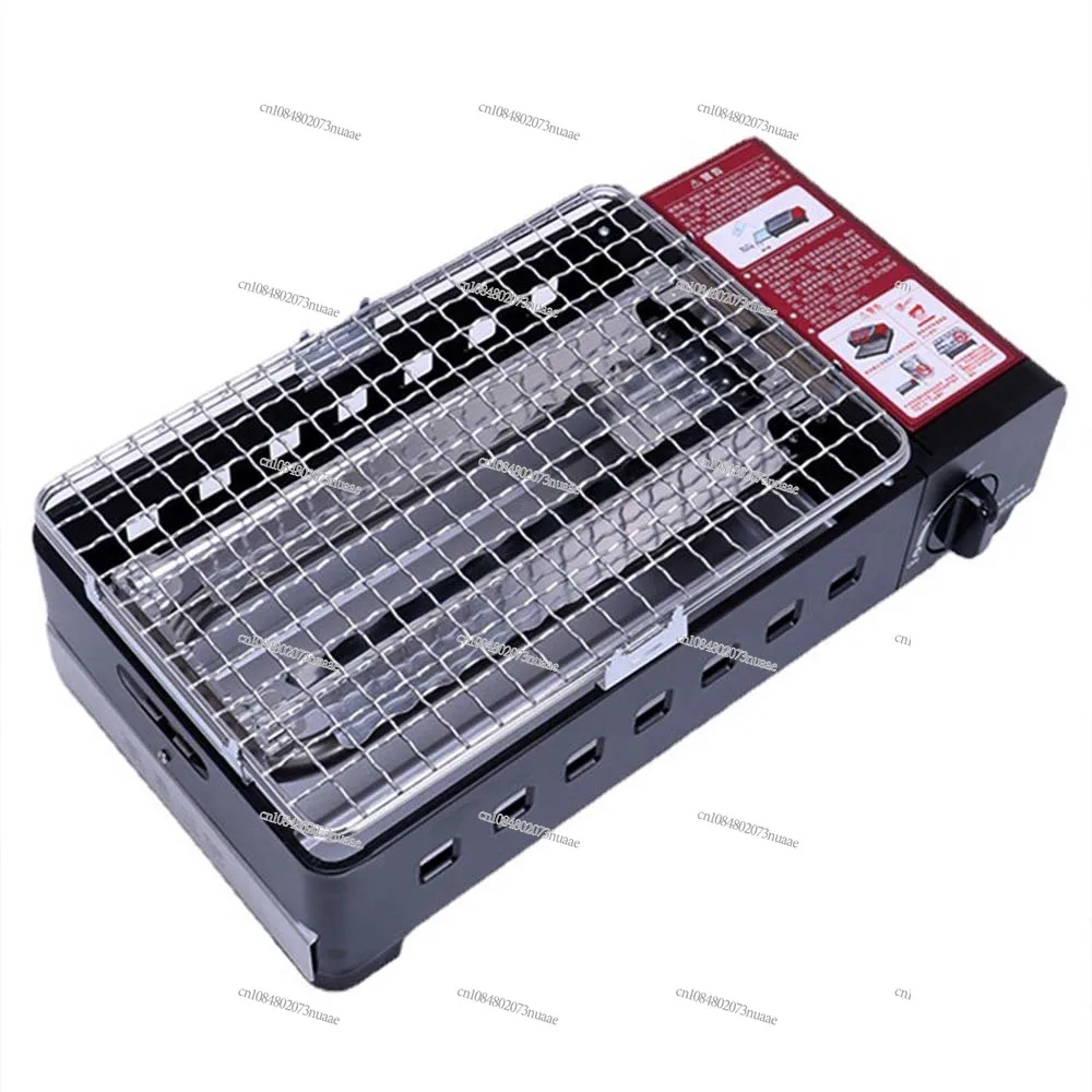 

Portable Gas Grill Camping Barbecue Stove Outdoor Grill Household BBQ Barbecue Skewers