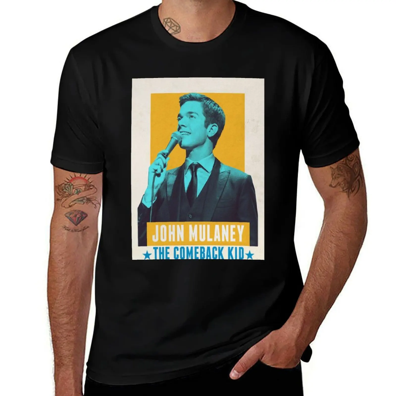 

John Mulaney T-Shirt Daily Work Short Sleeve Top