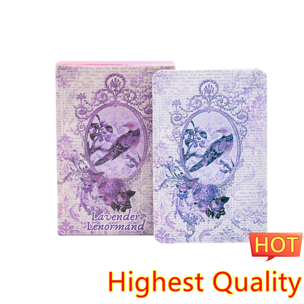 Divination  Lavender Lenormand Tarot Card Sorcery Decks Card Games  Magic Tarot Cards Oracle Card