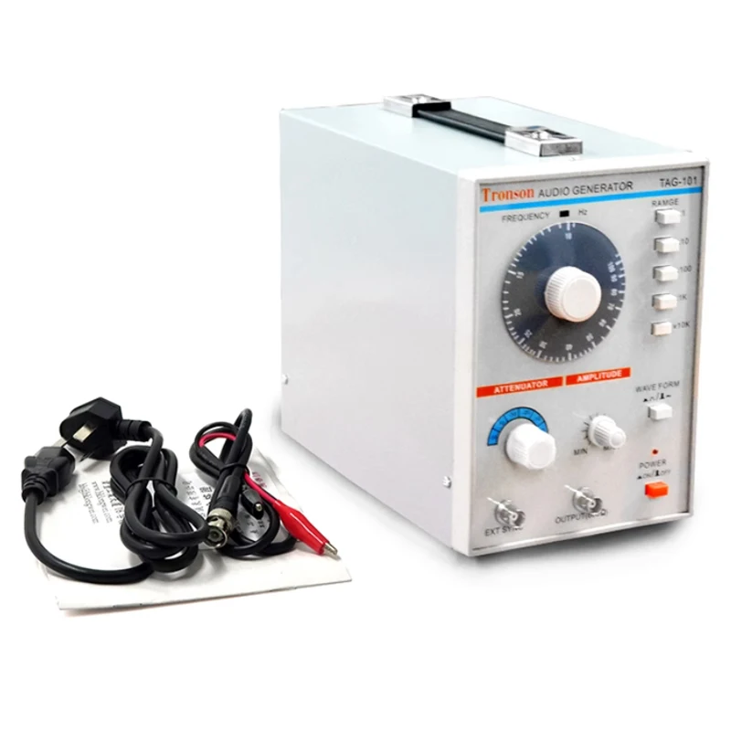 

10Hz-1MHz TAG-101 Audio Signal Generator 100-240V Electric Low Frequency Signal Generator