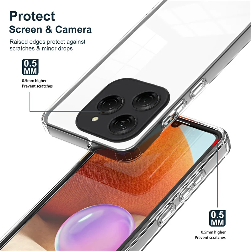 Tecno Spark 20 Pro 4G KJ6 حافظة وسادة هوائية مصد صلب من السيليكون بولي يوريثان غطاء خلفي ناعم حافظة هاتف شفافة لهاتف Tecno Spark 20 Pro KJ6