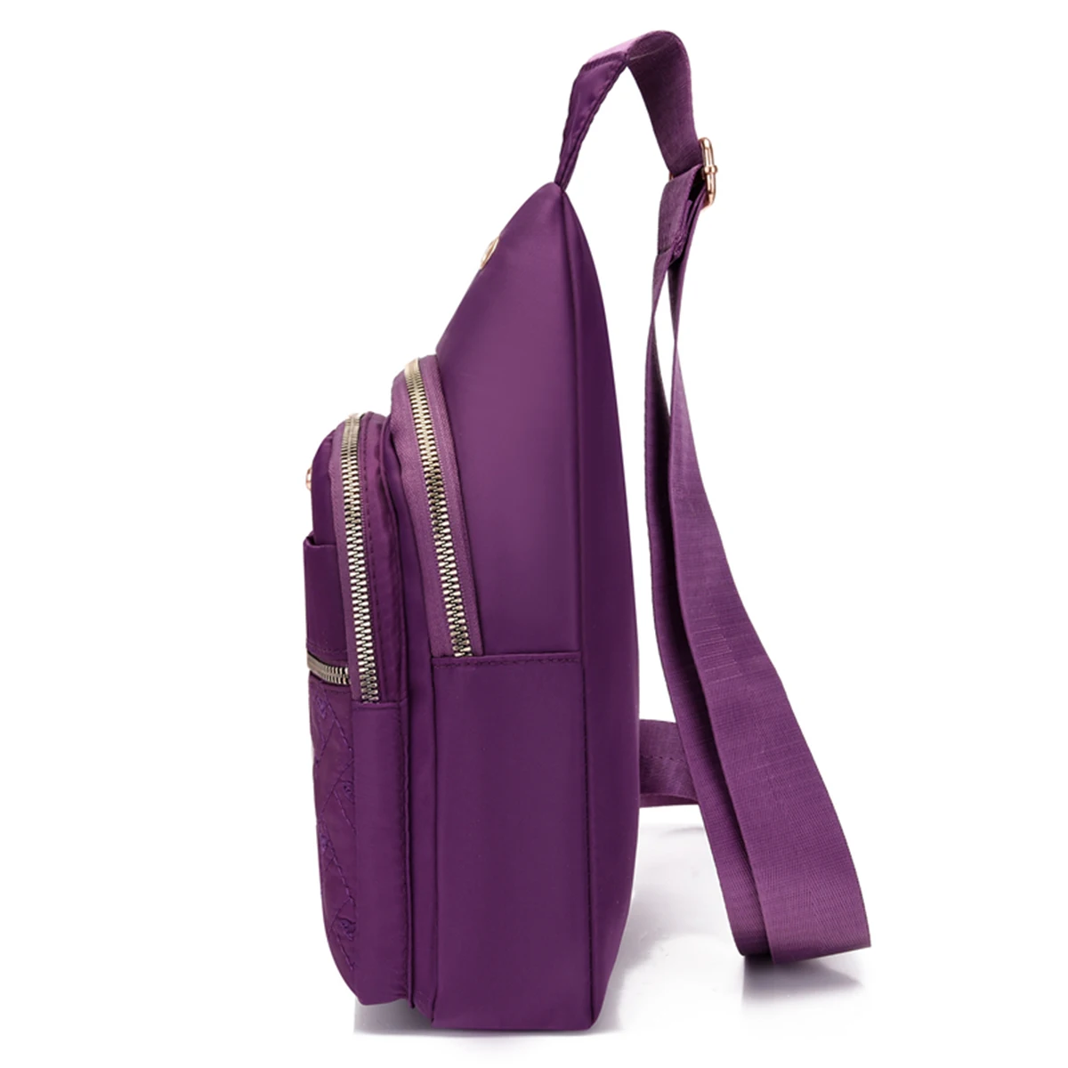 حقيبة صدر رياضية مبطنة من Argyle، محفظة كاجوال متعددة الوظائف مع فتحة لسماعة الرأس، حقيبة خصر بسحاب للسفر المكتبي اليومي #6