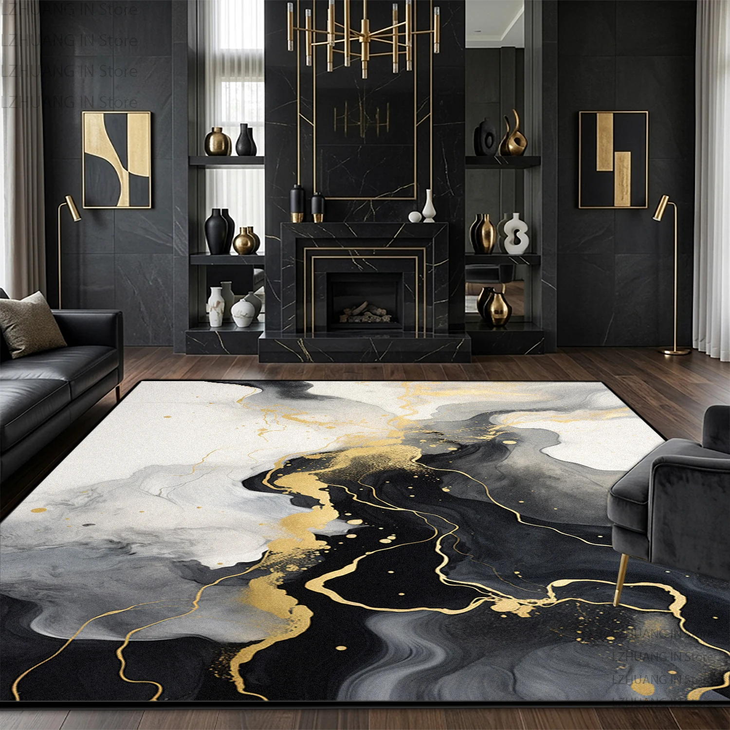 Modern Light Luxury Marble Sty - Garage Lighting Decor 评论和价格