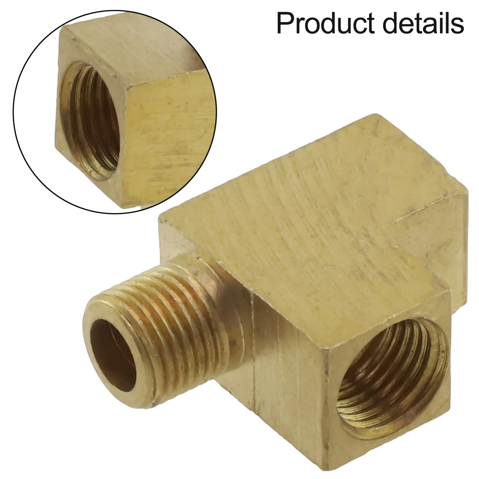 Brass T-Distributor M10x1 Angle Adapter For Oil Pressure Sensor Connection And The Oil Pressure Switch Car Accessory