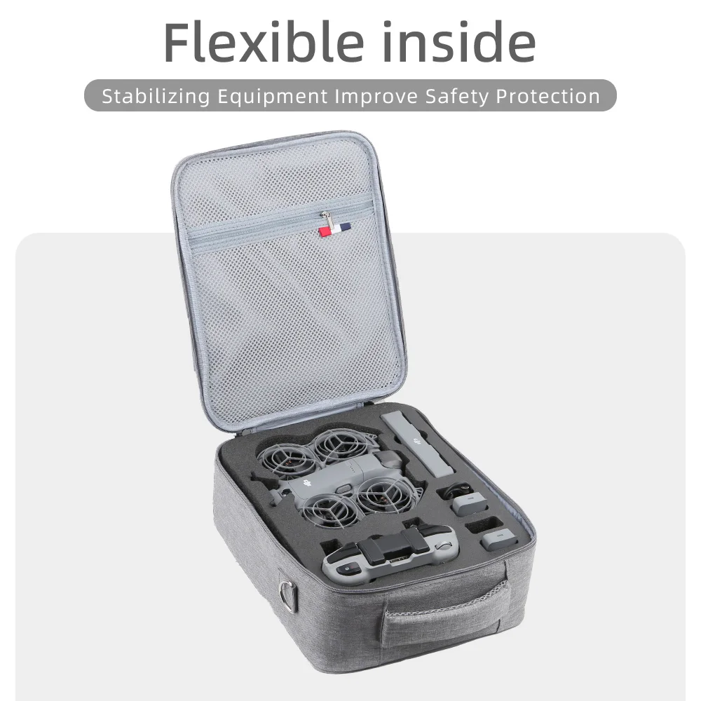 حقيبة للتخزين ل DJI NEO 2 حقيبة كتف للسفر تحمل صندوق محمول ل DJI NEO 2 RC N3 تحكم ملحقات طائرة بدون طيار #3