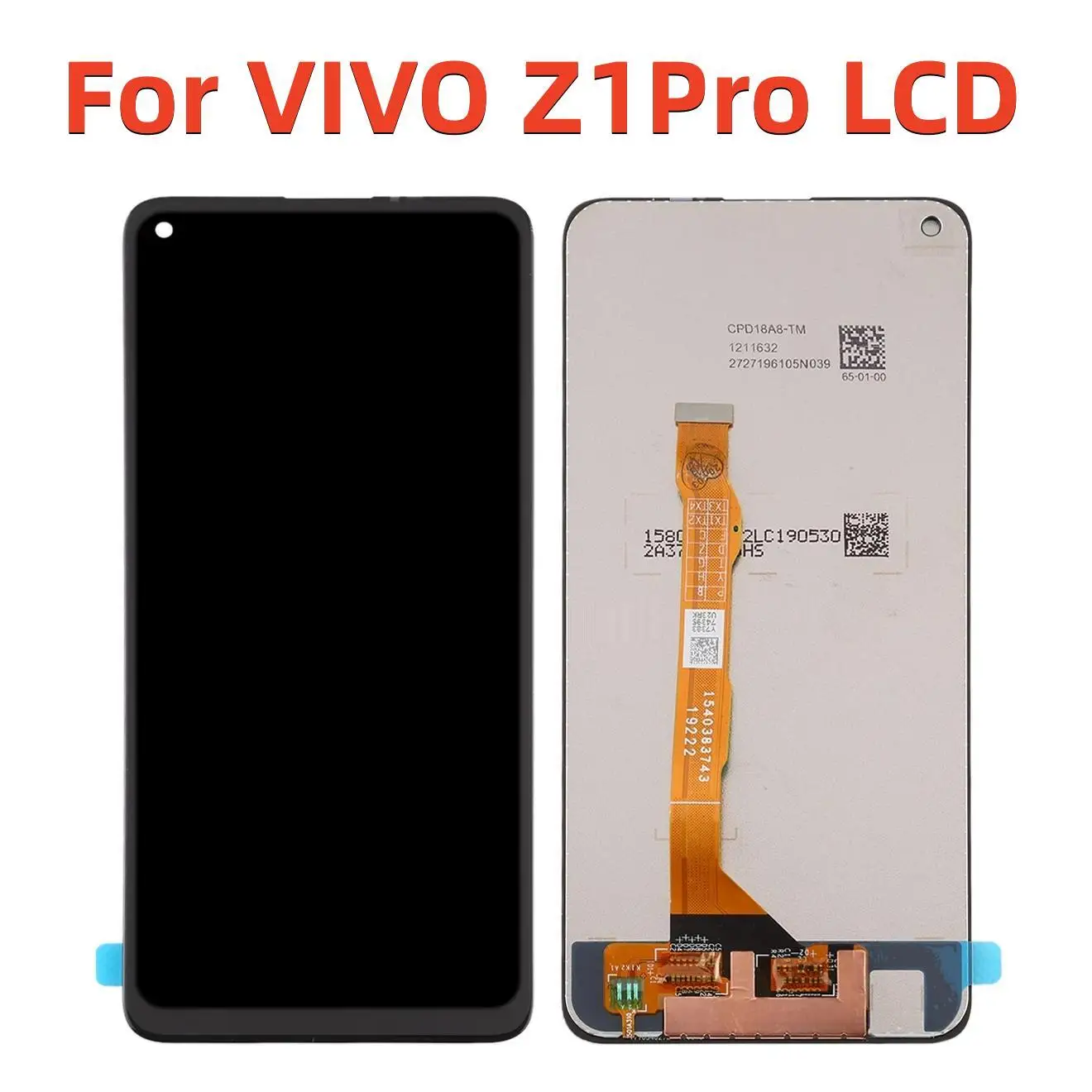 

6.53" Original For VIVO Z1Pro 1951 PD1911F_EX 1918 LCD Display Touch Screen Replacement Digitizer Assembly For VIVO Z1 Pro LCD