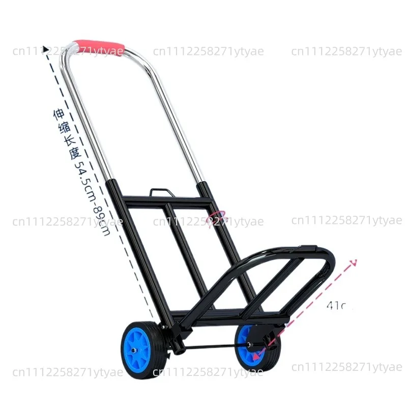 Hand Buggy Folding Carrying Home Tool Trailer Shopping Shopping Trolley Portable Luggage Small Lever Car