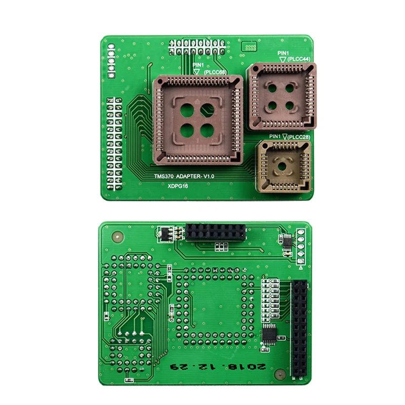 

For Xhorse VVDI Prog TMS370 (PLCC28/PLCC44/PLCC68) Adapter Durable Easy To Use Green
