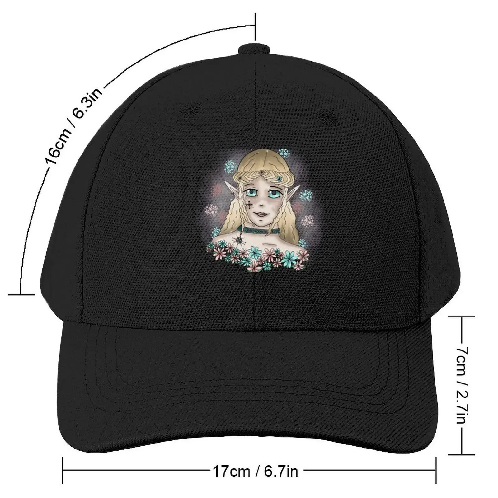 Little flower elf? Baseball Cap birthday Golf Hat Man Trucker Hat Women's Men's